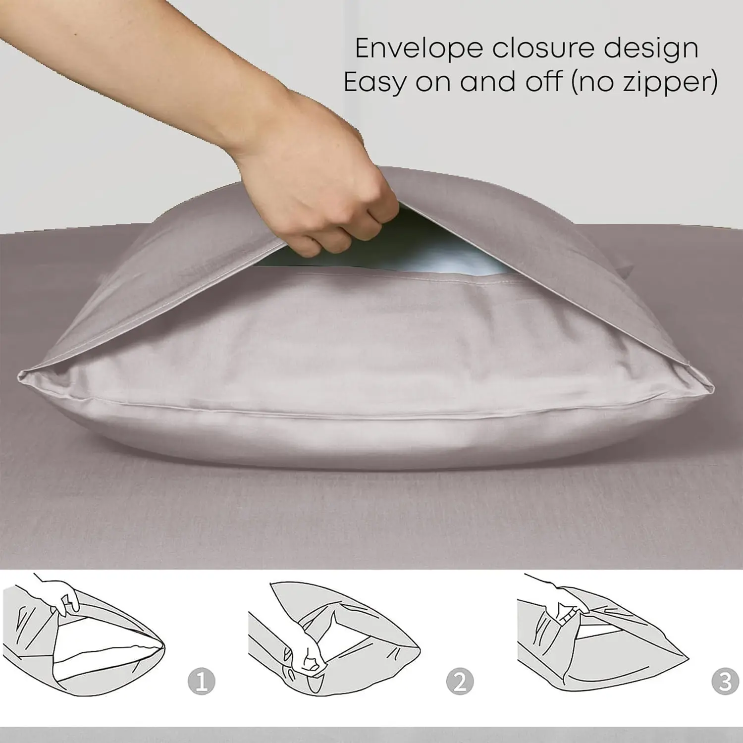100% Organic Bamboo Silk Pillowcases - Image 7