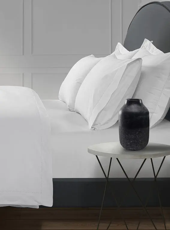Brilliant White 300 Thread Count Percale Brookshire Duvet Cover