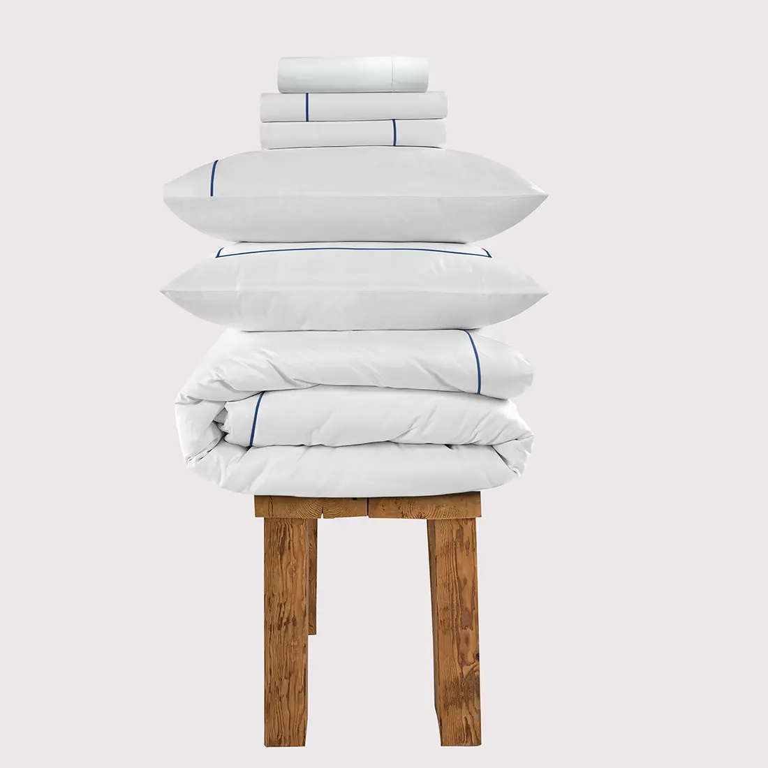 800 Thread Count Egyptian Cotton Cedarhurst LUXE Bedding Set - Navy - Image 2