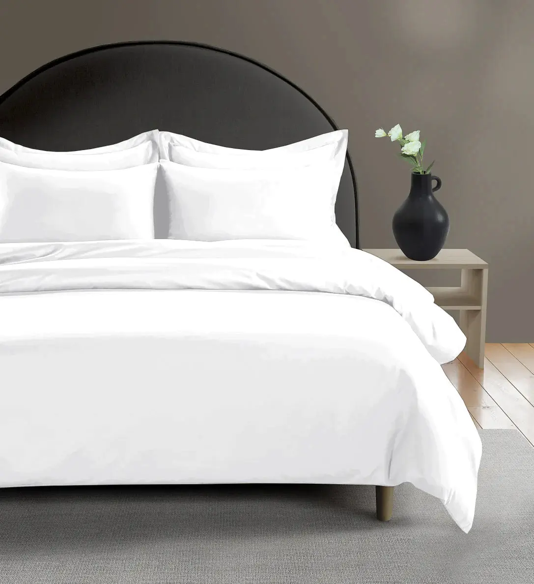 800 Thread Count Egyptian Cotton Grand Splendour LUXE White Bedding Set - Image 3