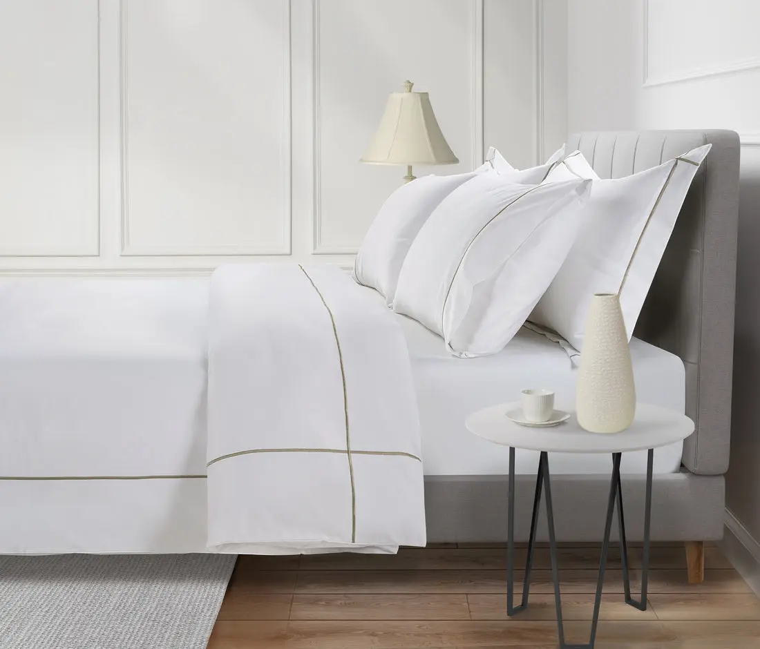 Simply Taupe Kensington 800 Thread Count Egyptian Cotton Duvet Cover - Image 2