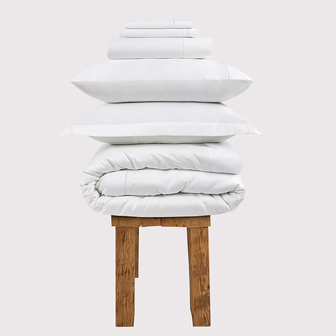 White 800 Thread Count Egyptian Cotton Bedding Set - Image 2