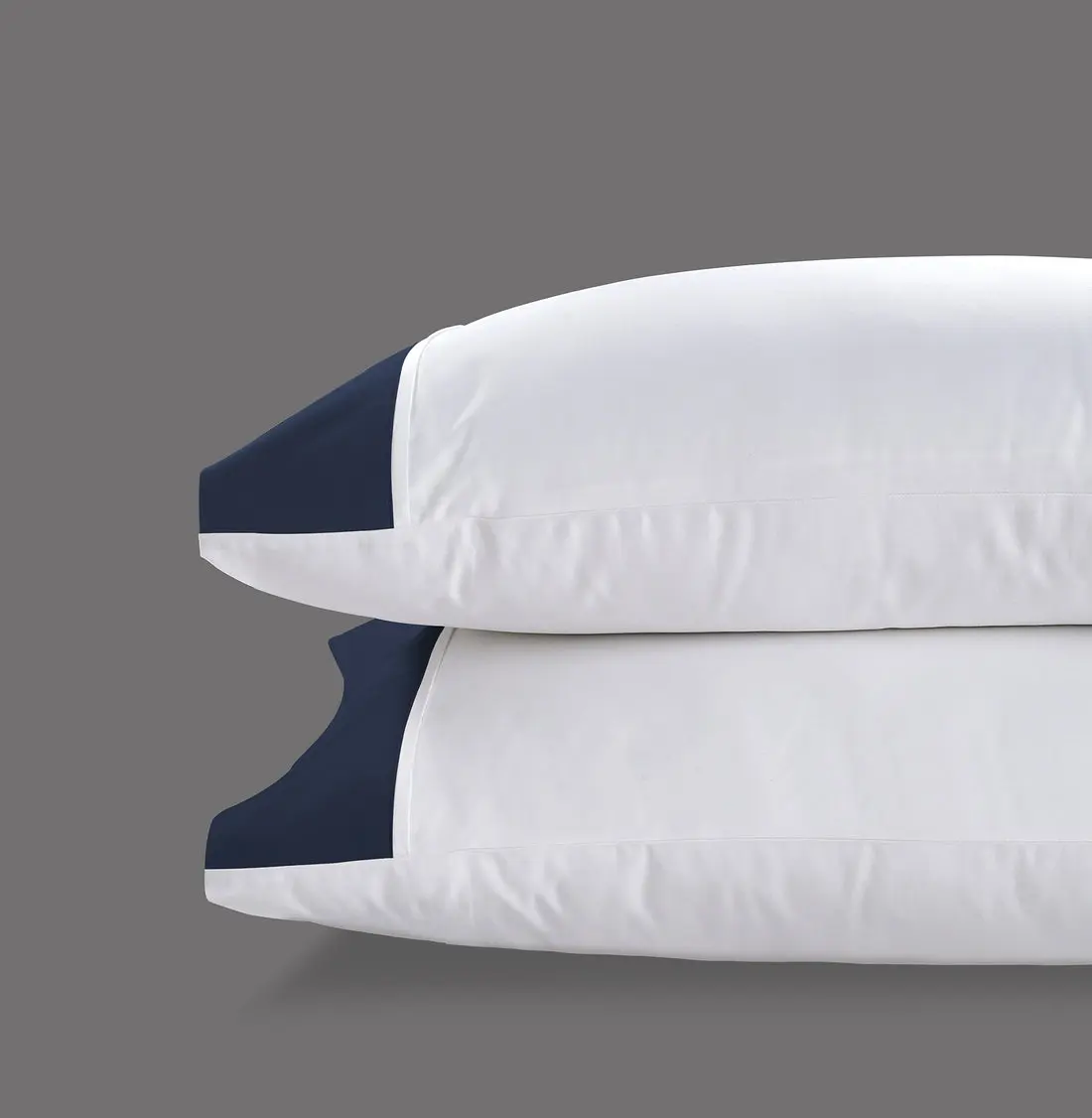 800 Thread Count Egyptian Cotton Windsor LUXE Bedding Set - Navy - Image 6