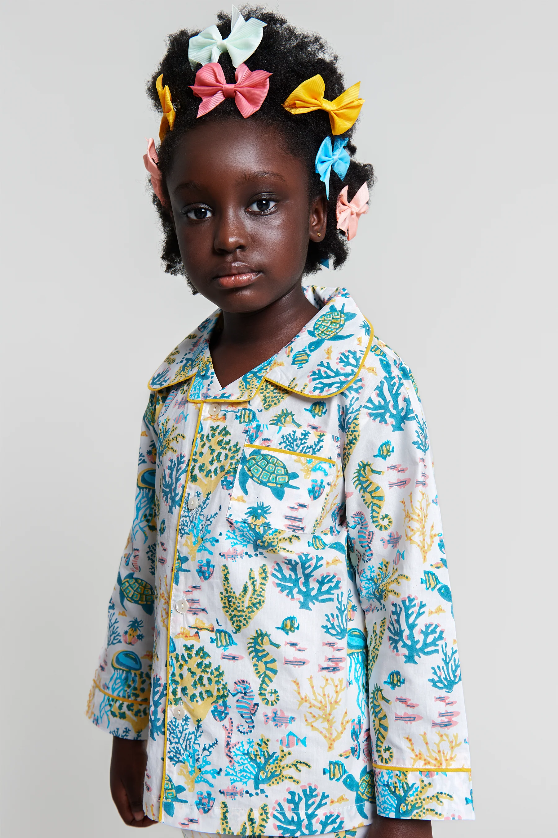 a fin-tastic dance off Kids Organic Cotton Pyjama Trouser Set - Image 5