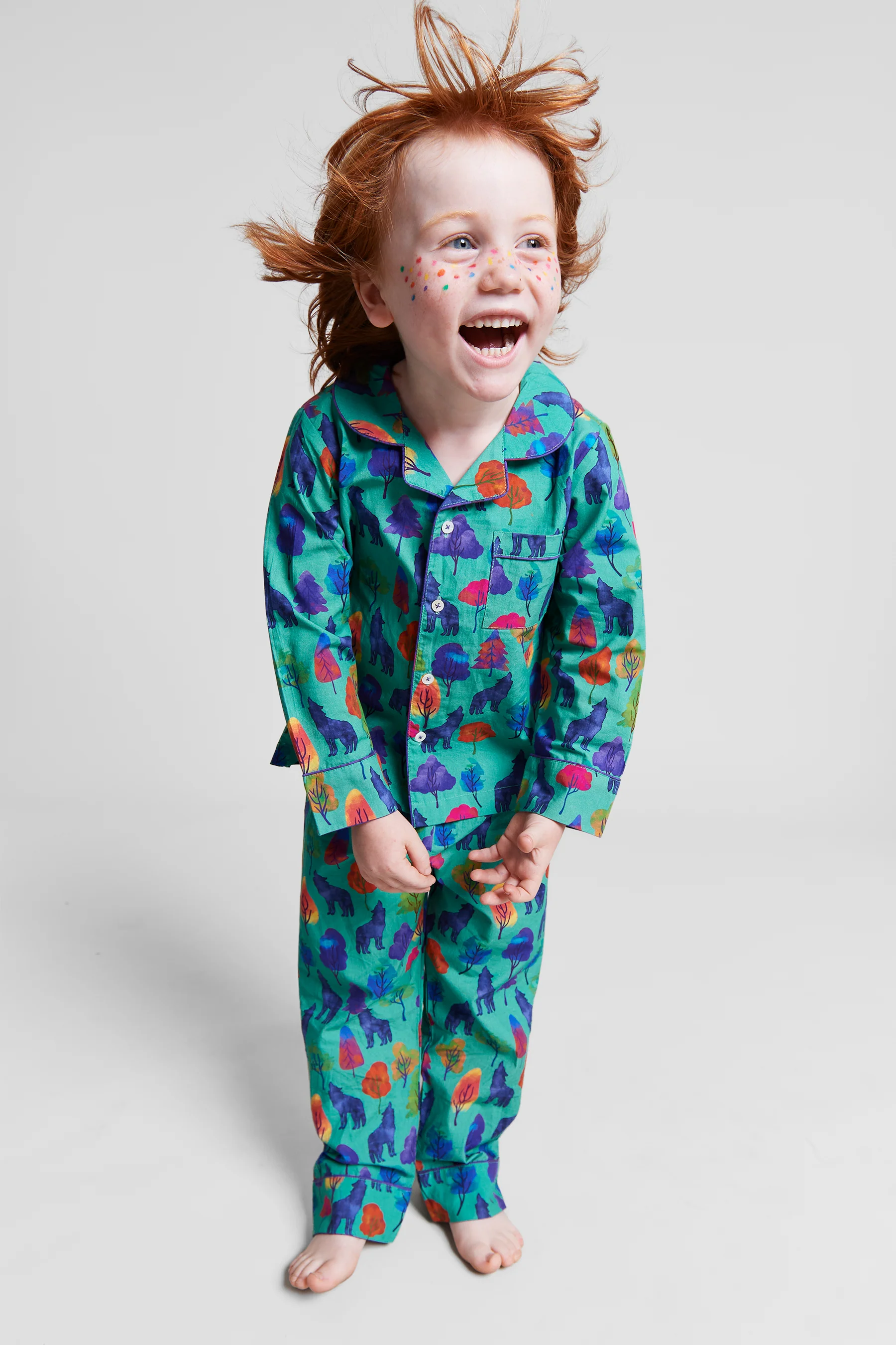 a whimsical howl Kids Organic Cotton Pyjama Trouser Set