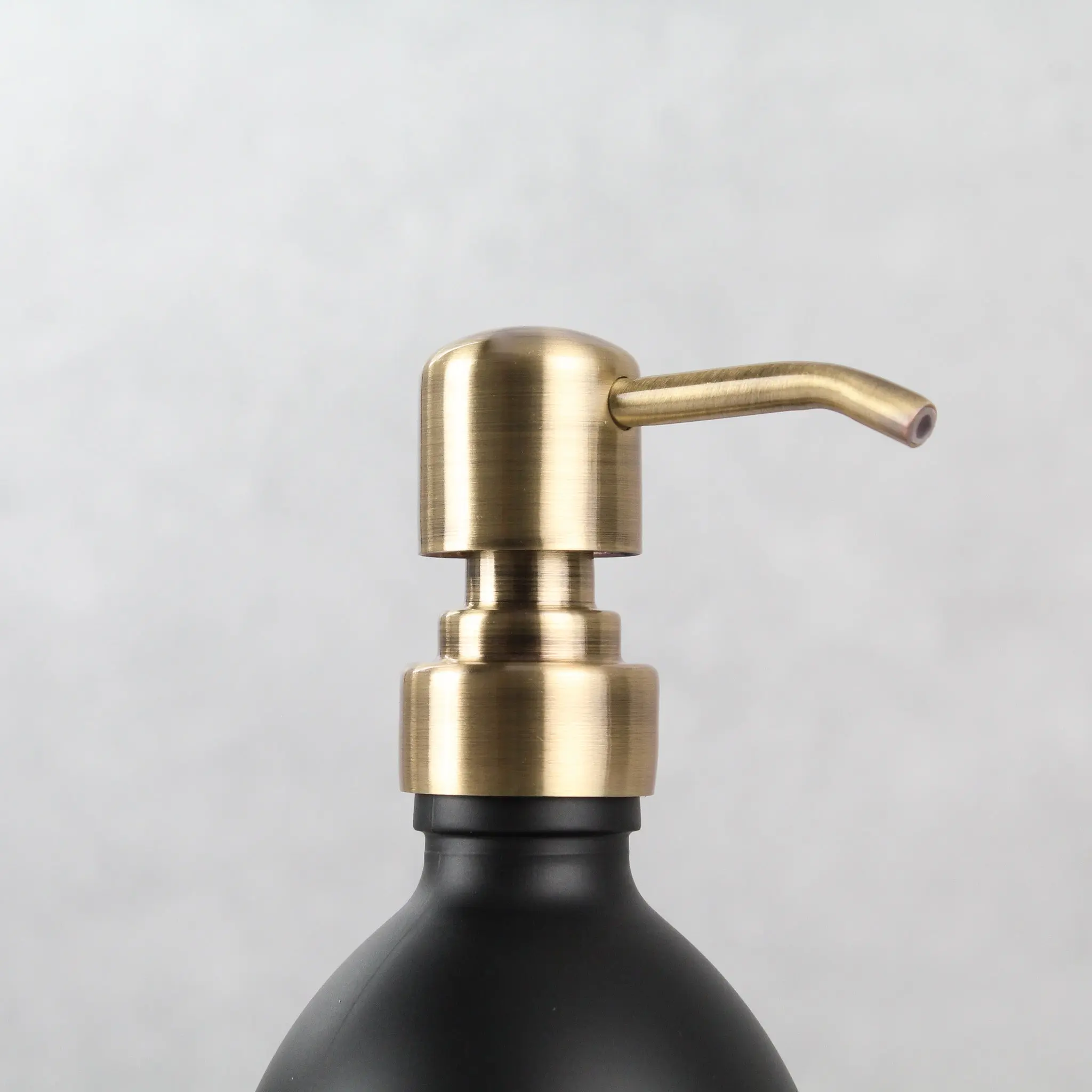 Acacia Tray & Matte Black Glass Dispenser Double Set - Image 8