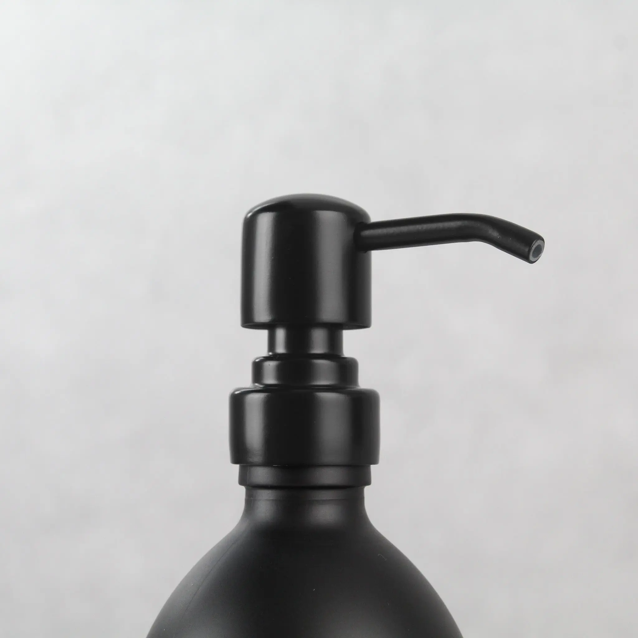 Acacia Tray & Matte Black Glass Dispenser Triple Set - Image 5