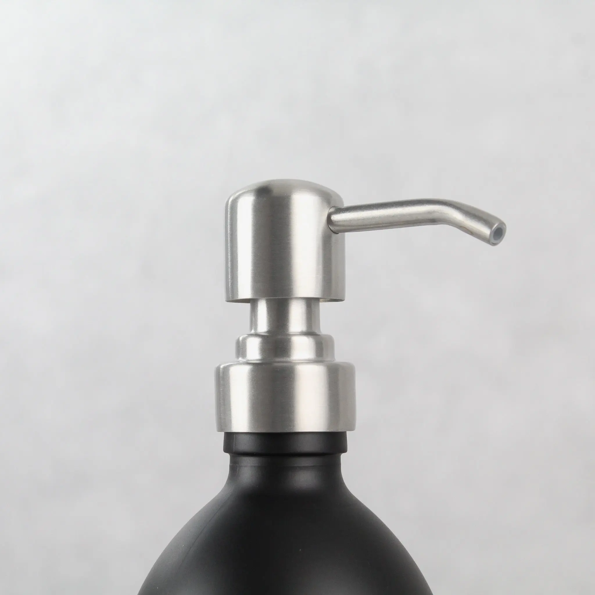 Acacia Tray & Matte Black Glass Dispenser Triple Set - Image 6