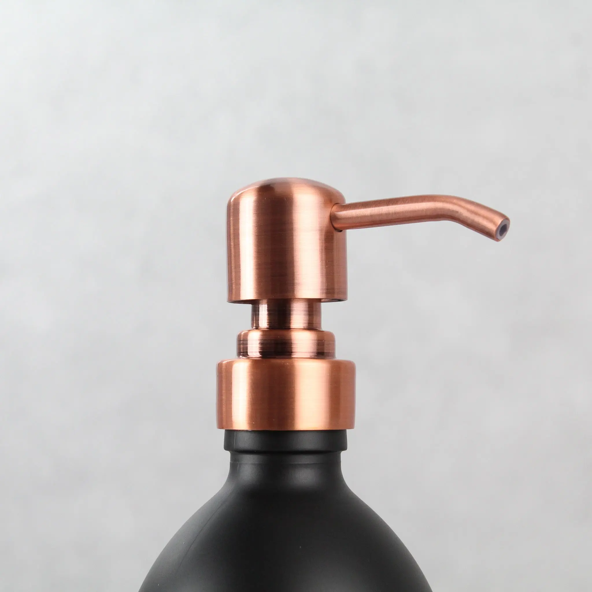 Acacia Tray & Matte Black Glass Dispenser Triple Set - Image 8