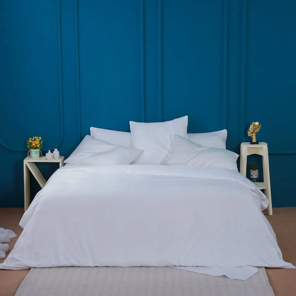 White Ackly Bamboo Bedding
