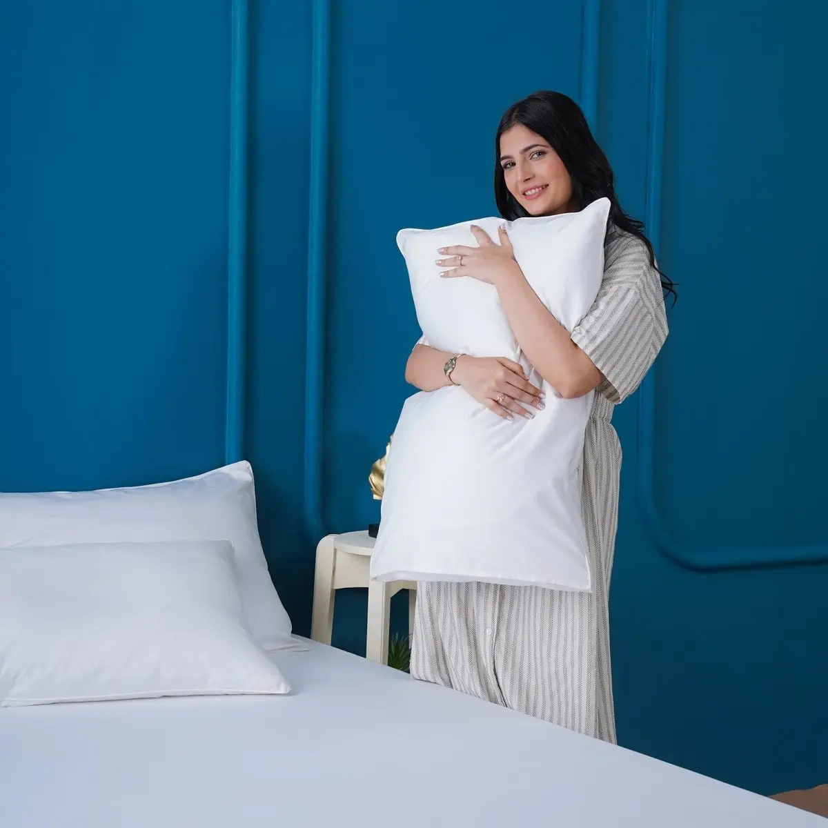 Ackly Bamboo - White Pillowcases Pair - Image 4