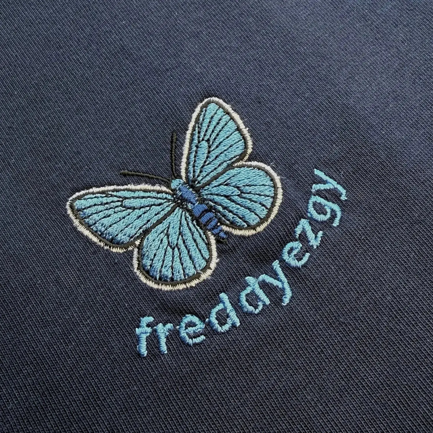 Adonis Blue Butterfly T-Shirt – Butterfly - Unisex Relaxed Fit - Image 3