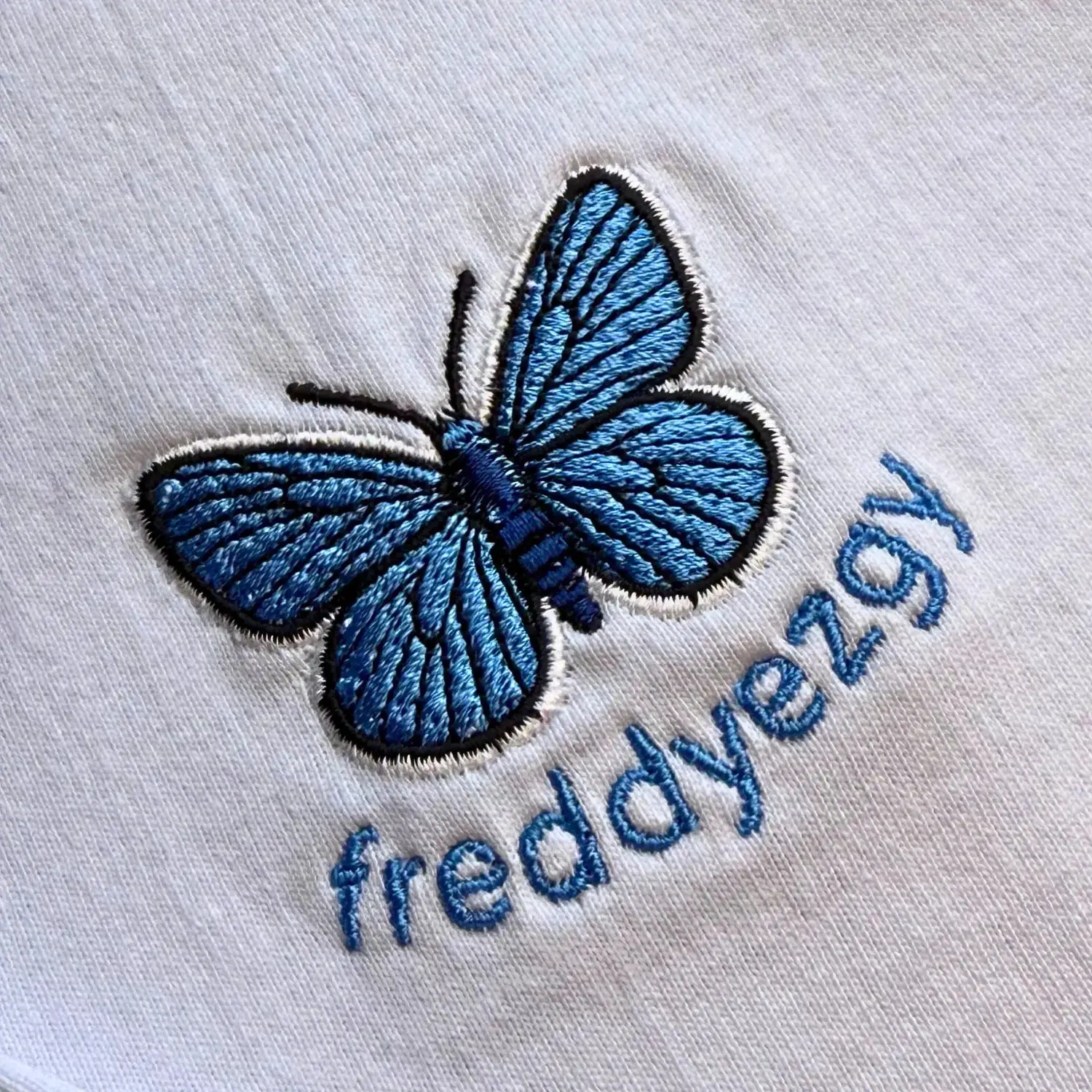 Adonis Blue Butterfly T-Shirt – Butterfly - Unisex Relaxed Fit - Image 6