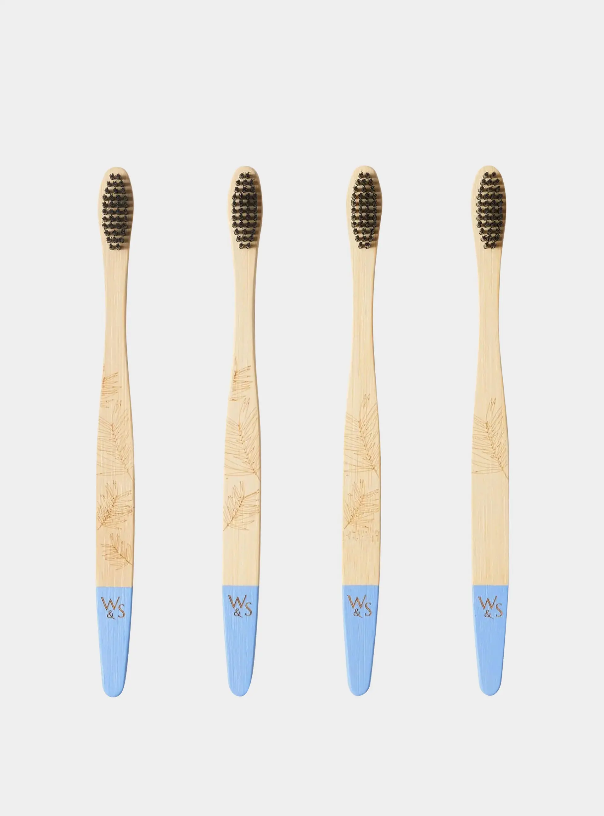 Adult Bamboo Toothbrush - 4 Pack - Firm Bristles