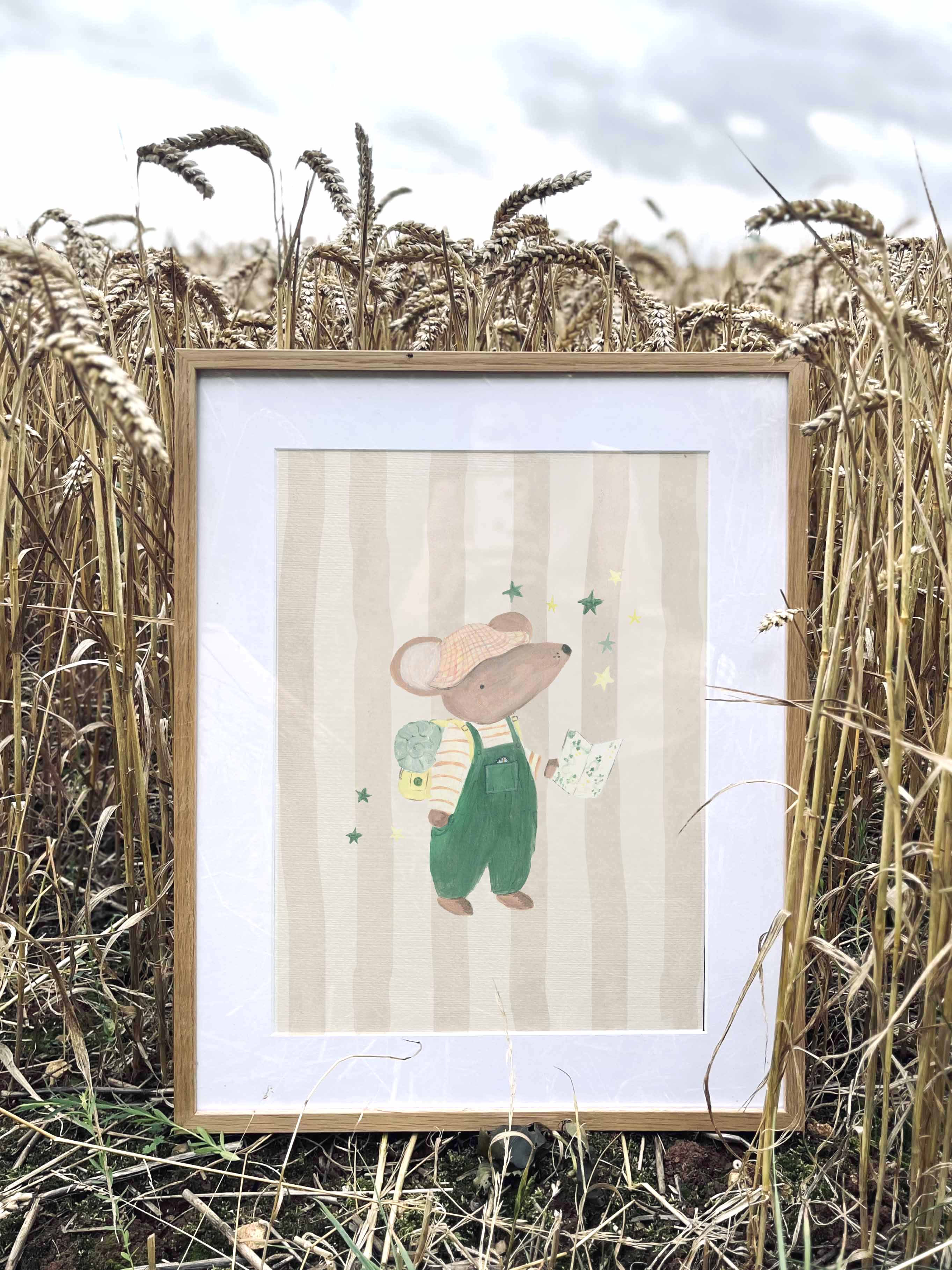Adventure Awaits - Mouse Art Print - Image 3