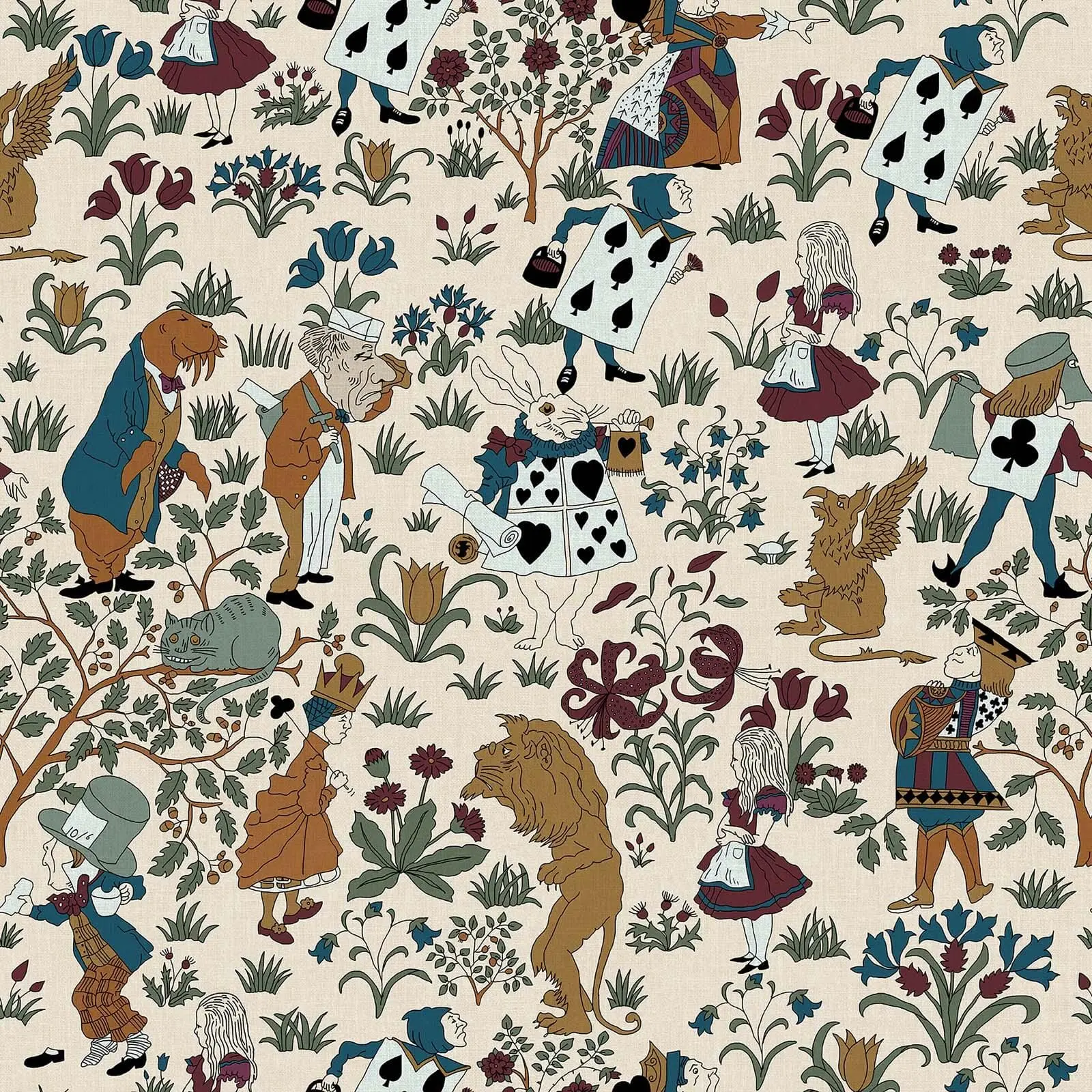 ALICE IN WONDERLAND Wallpaper - Achillea