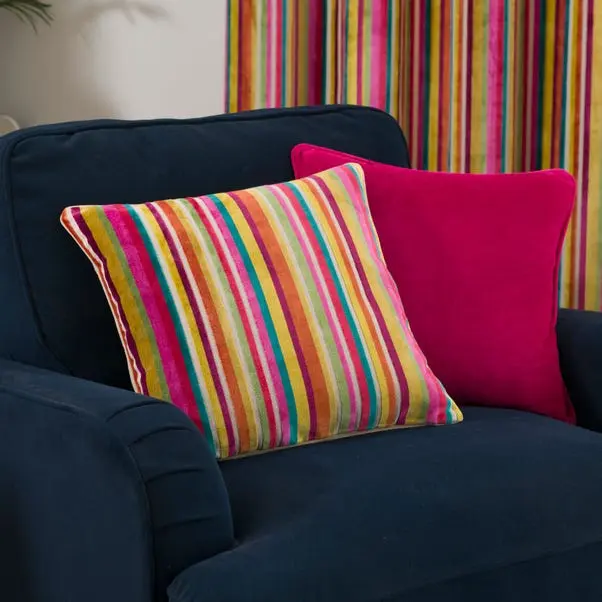Aliyah Stripe Eyelet Curtains - Image 6