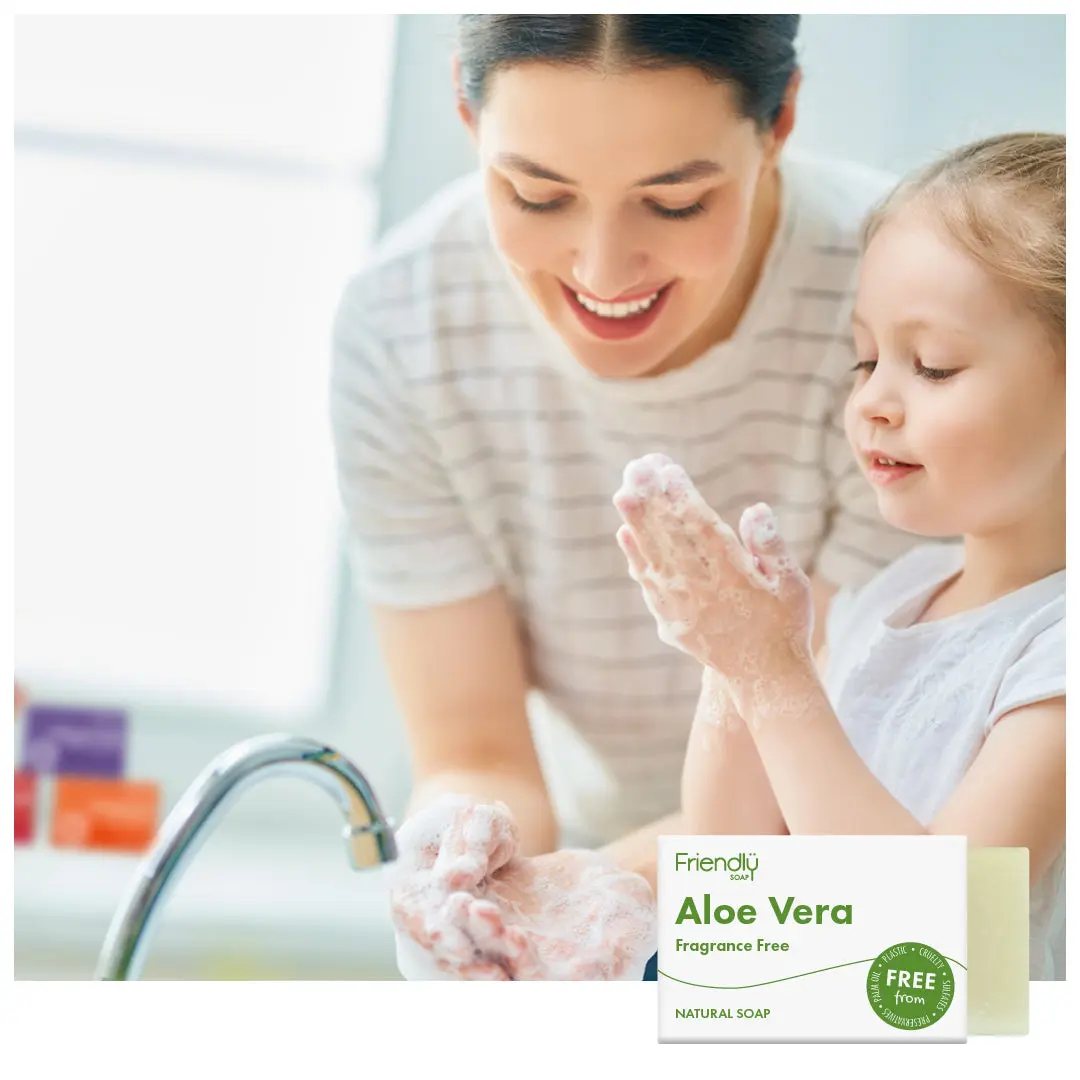 Aloe Vera Natural Soap - Fragrance-free - Image 2