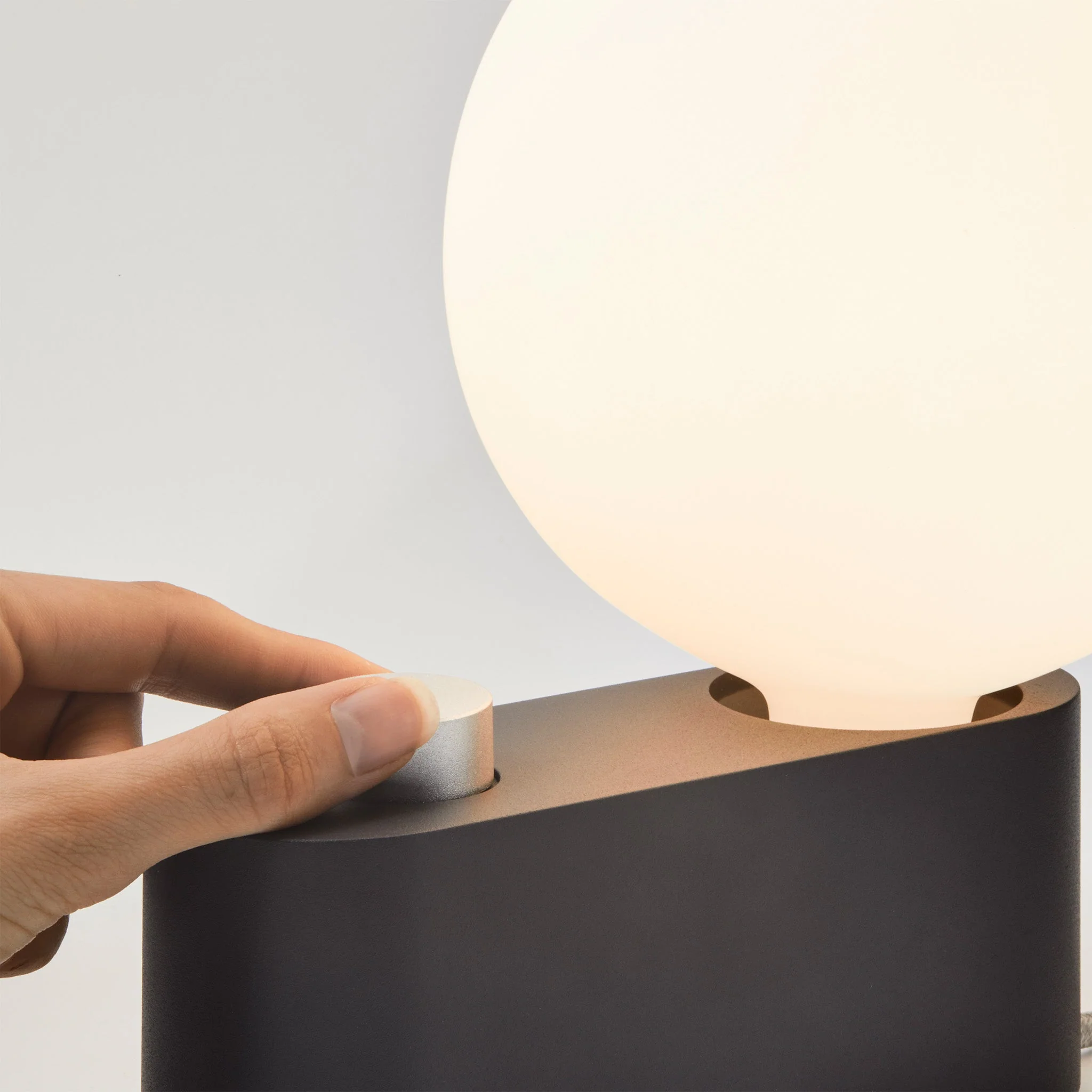 Alumina Multi-Use Lamp in Charcoal - Set of 2 - Image 6