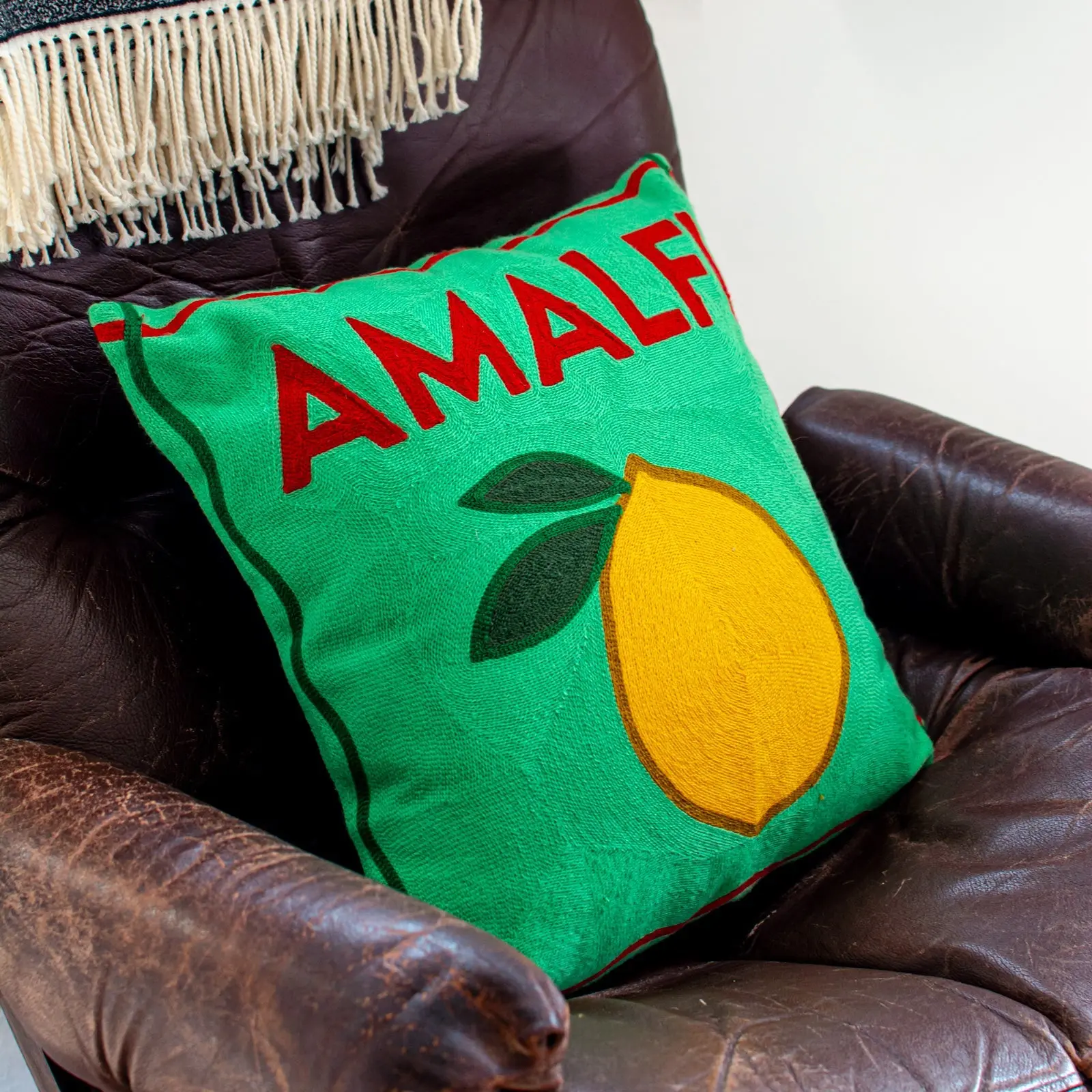 Amalfi Needlepoint Cushion - Image 2