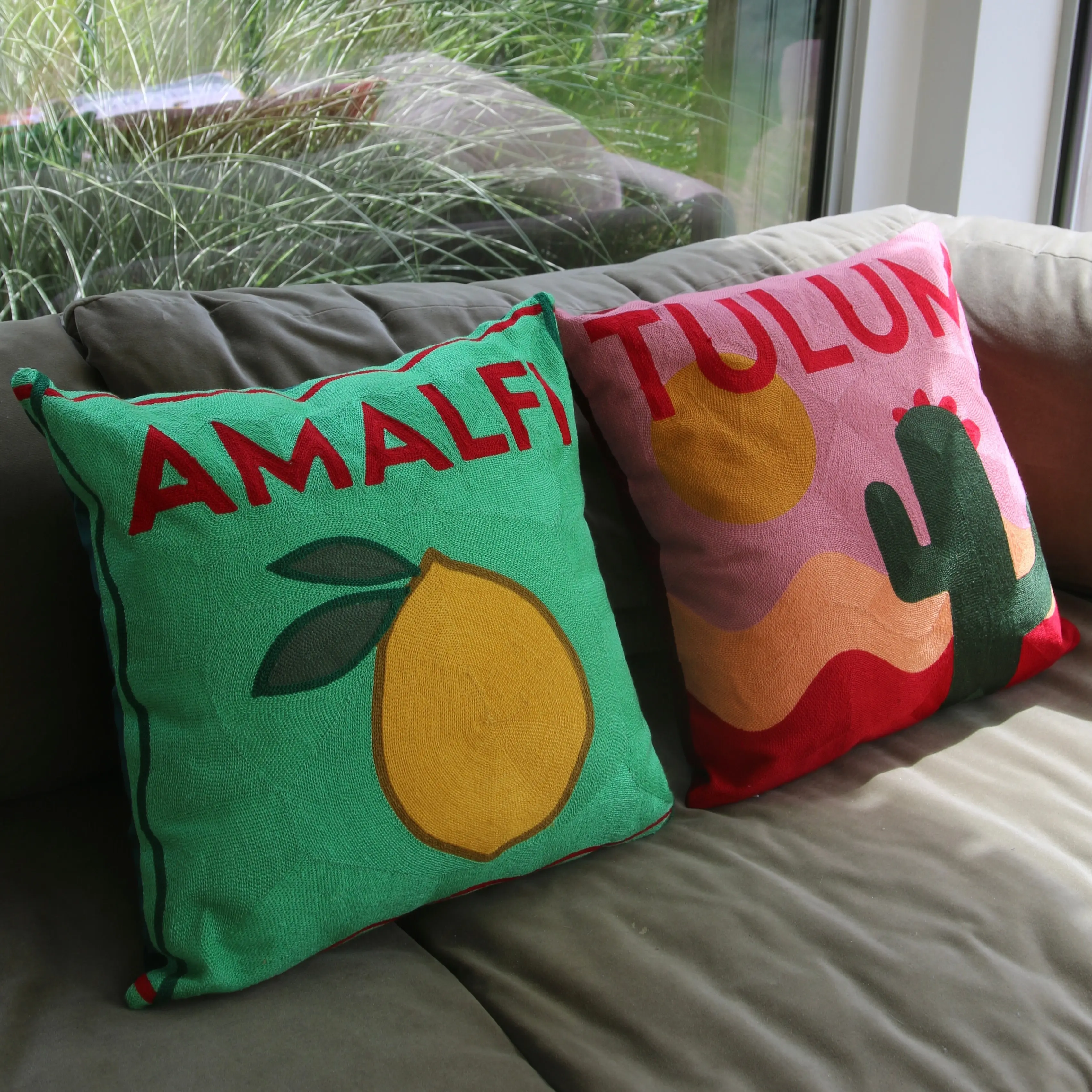 Amalfi Needlepoint Cushion - Image 6