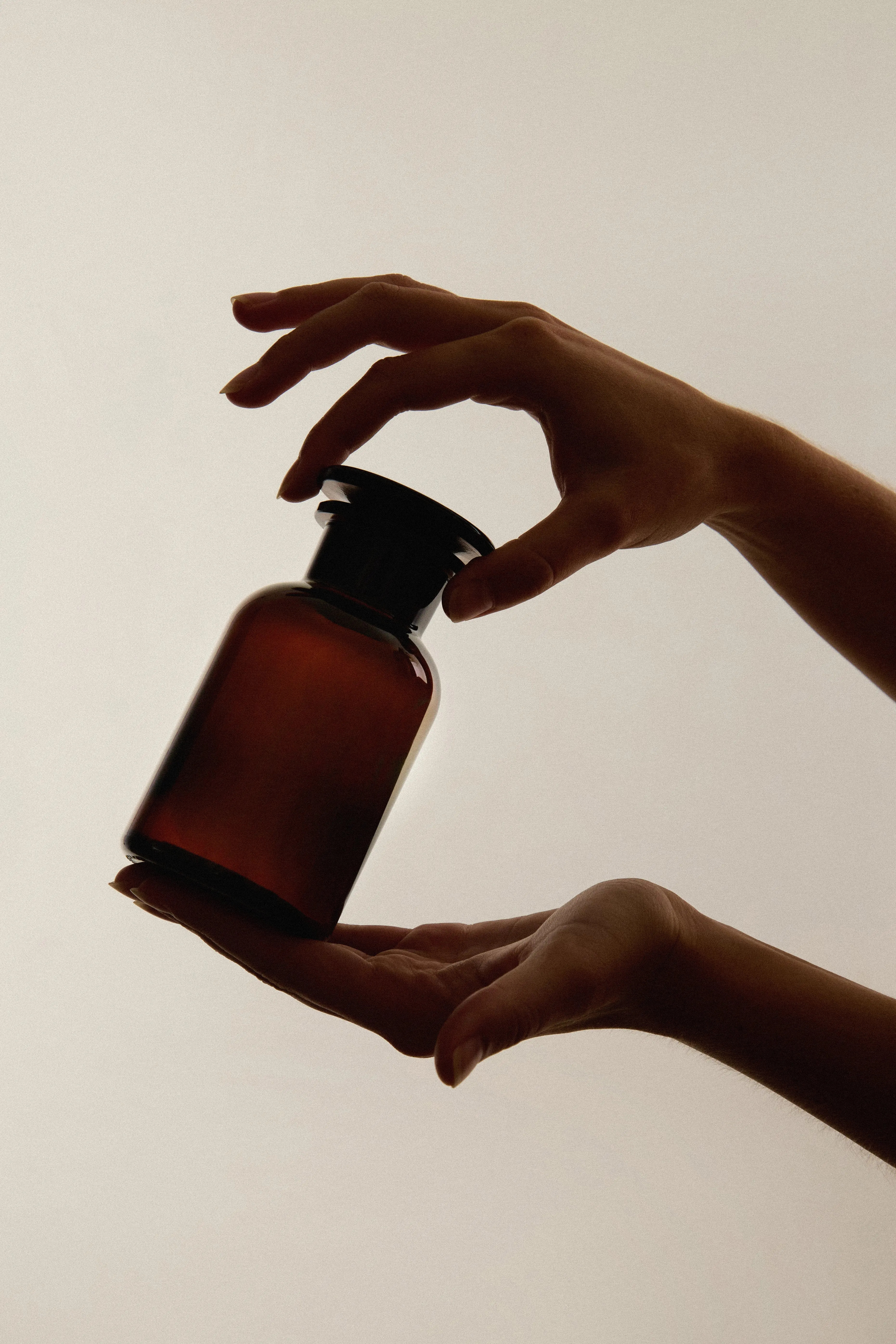 Amber Glass Apothecary Jars - Image 3