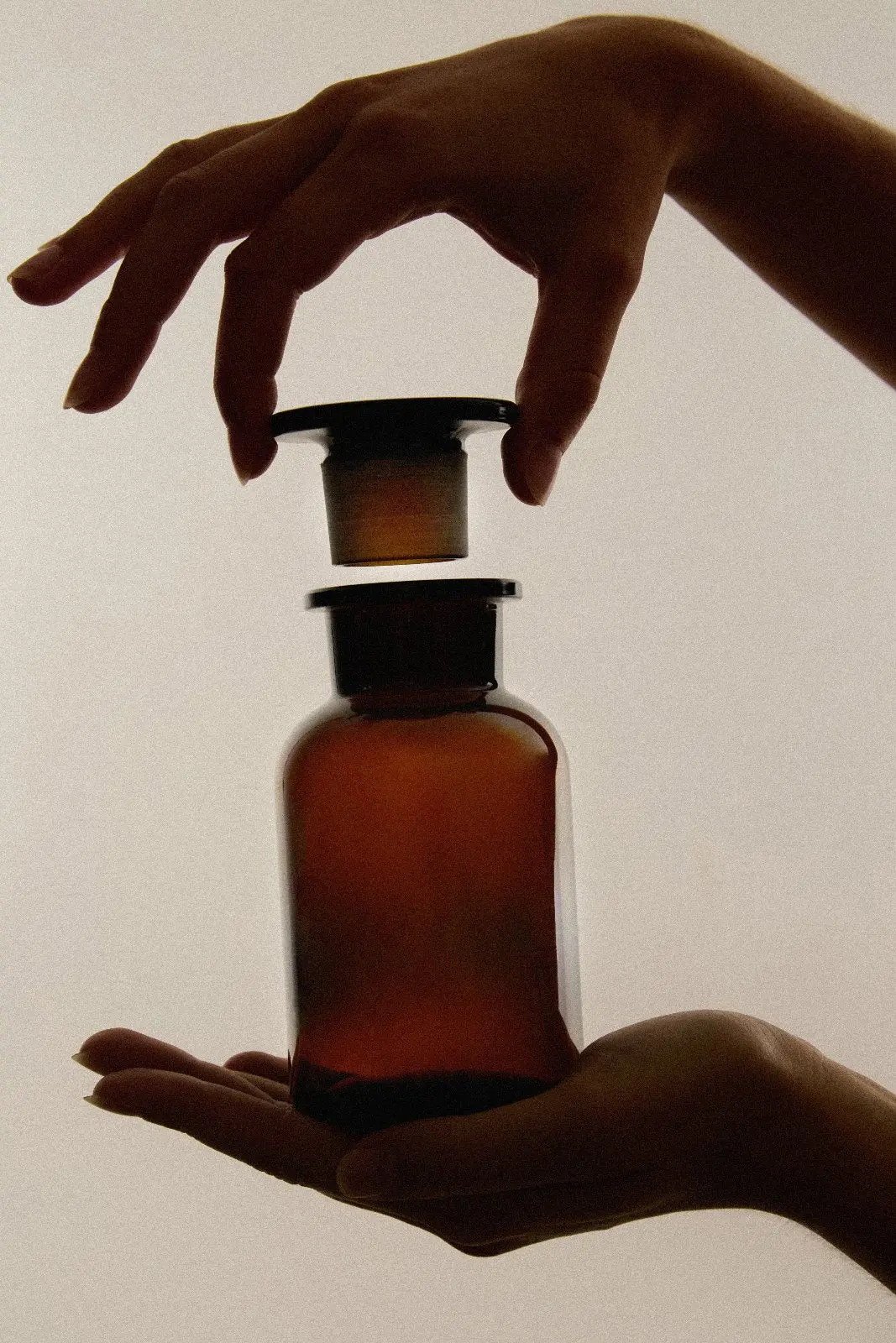 Amber Glass Apothecary Jars - Image 4