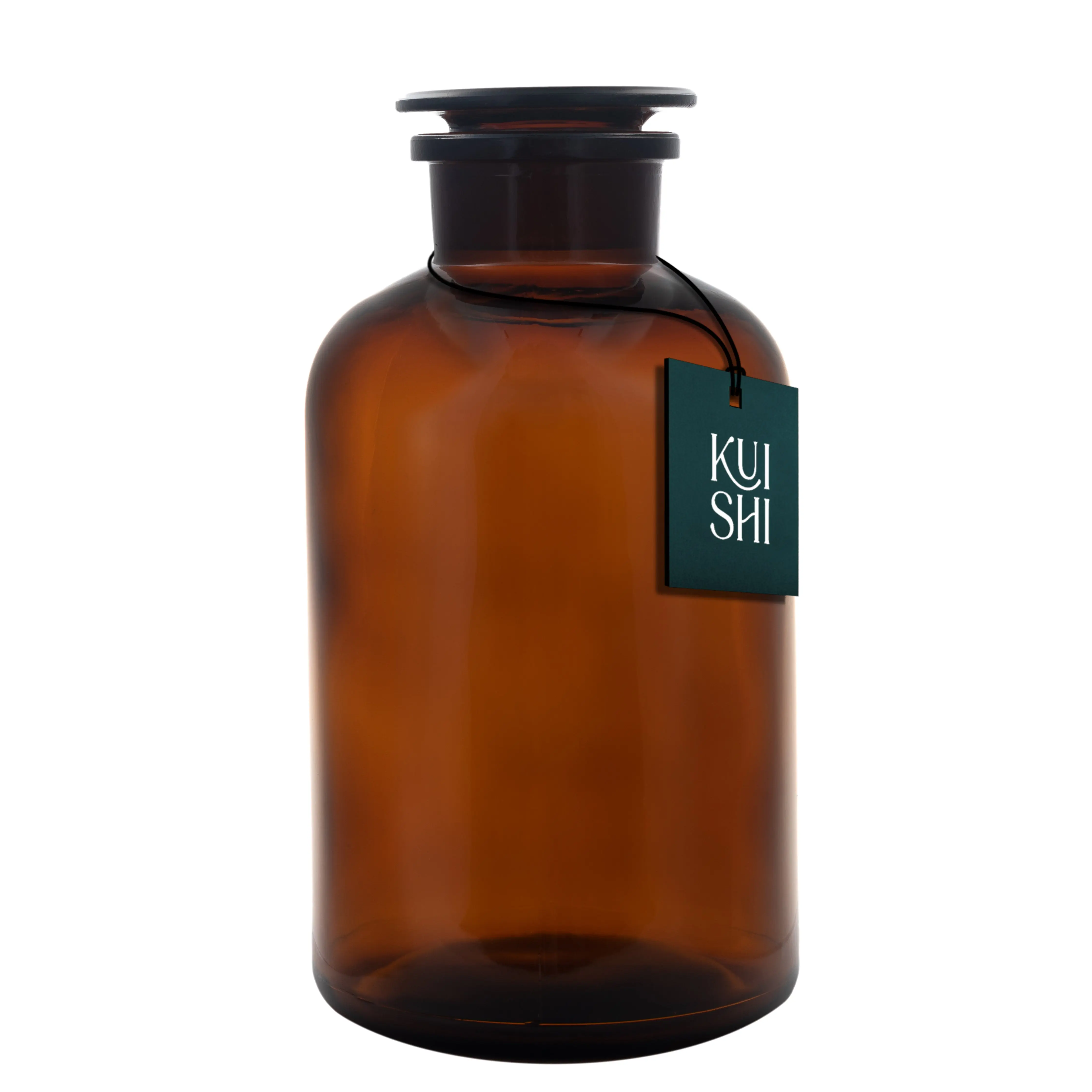 Amber Glass Apothecary Jars - Image 8