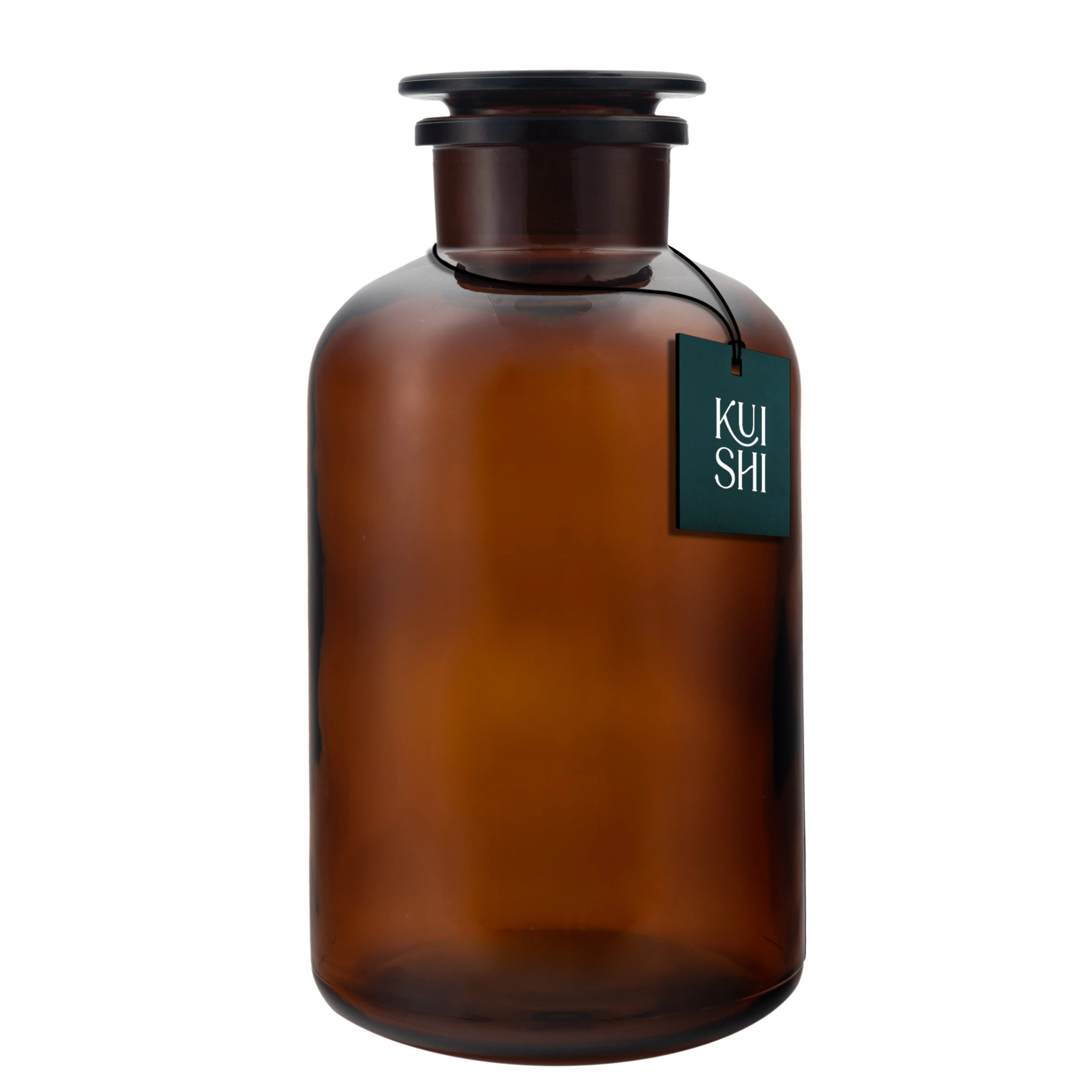 Amber Glass Apothecary Jars - Image 9