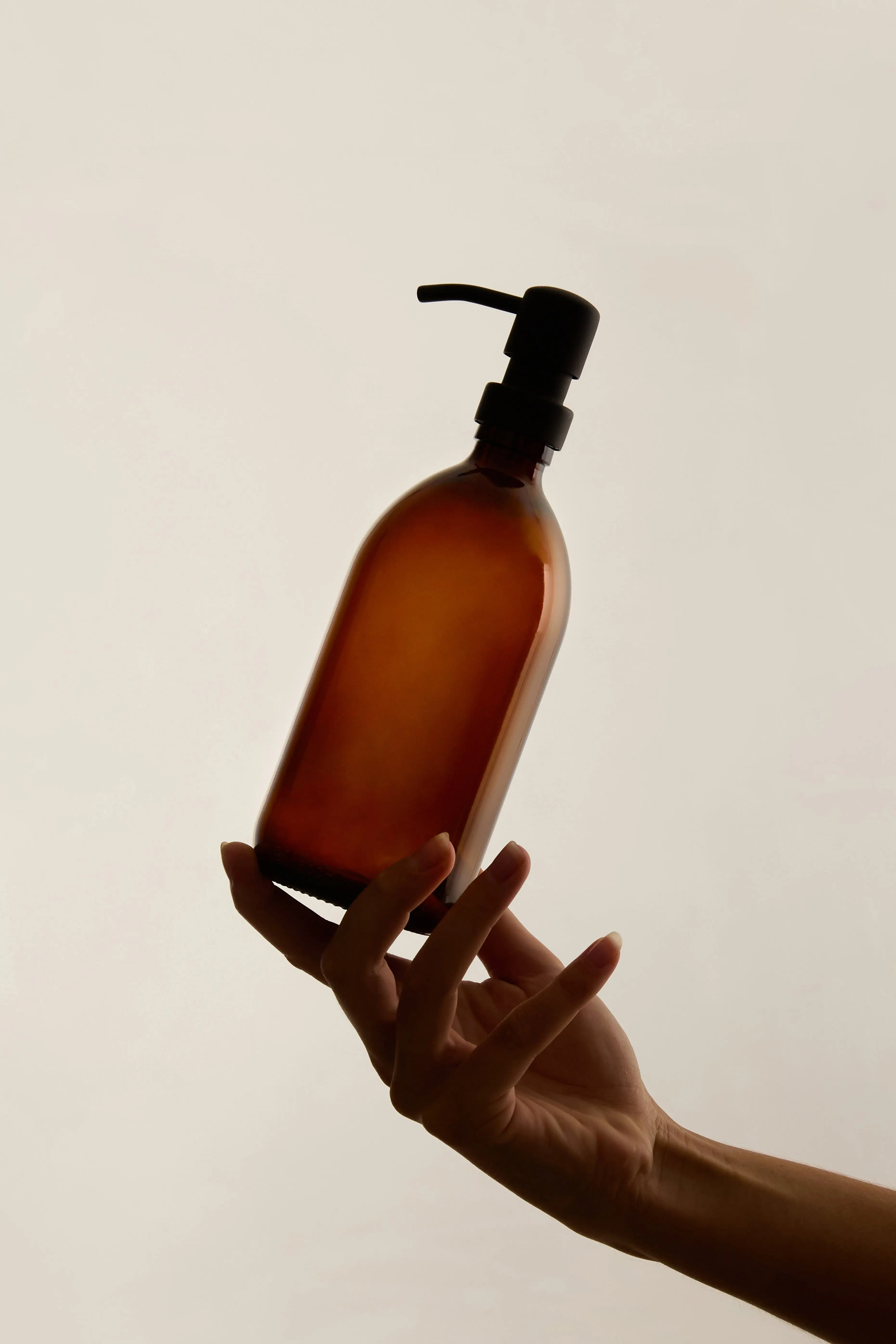 Amber Glass Dispenser Stainless Steel Pump - Image 7