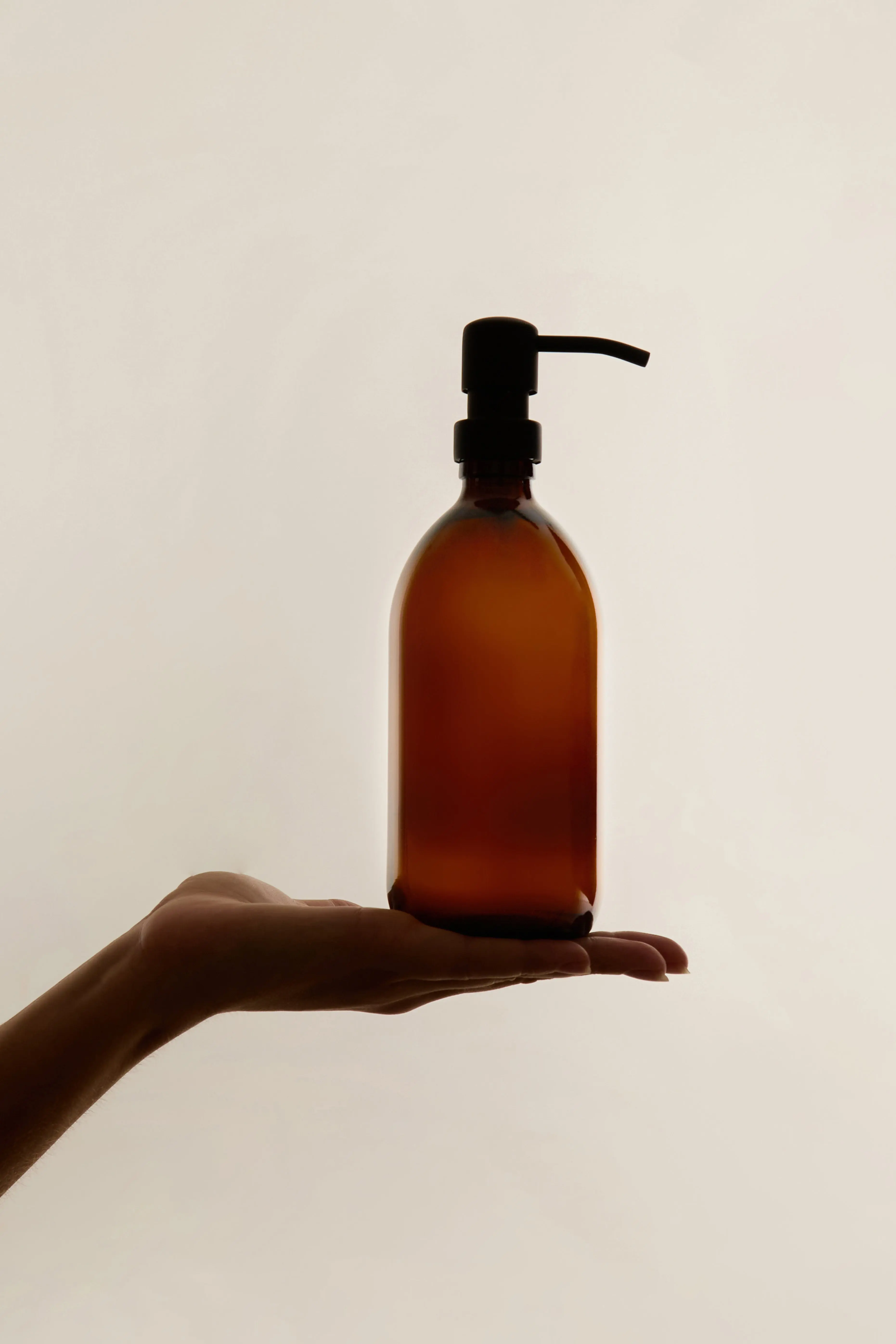 Amber Glass Dispenser Stainless Steel Pump - Image 8