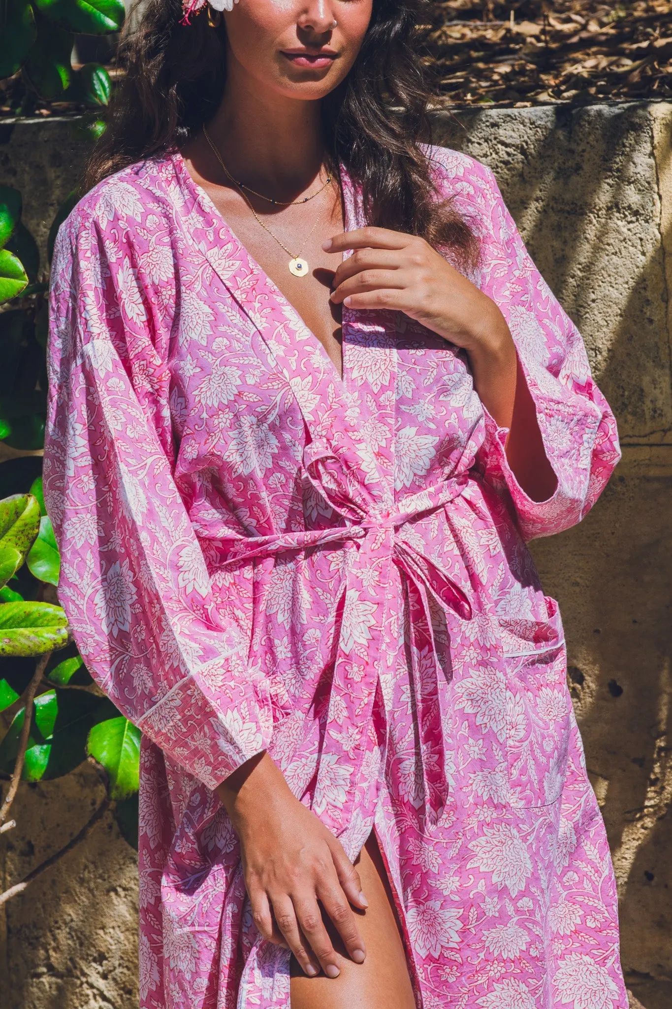 Amber Pure Cotton Robe - Image 2