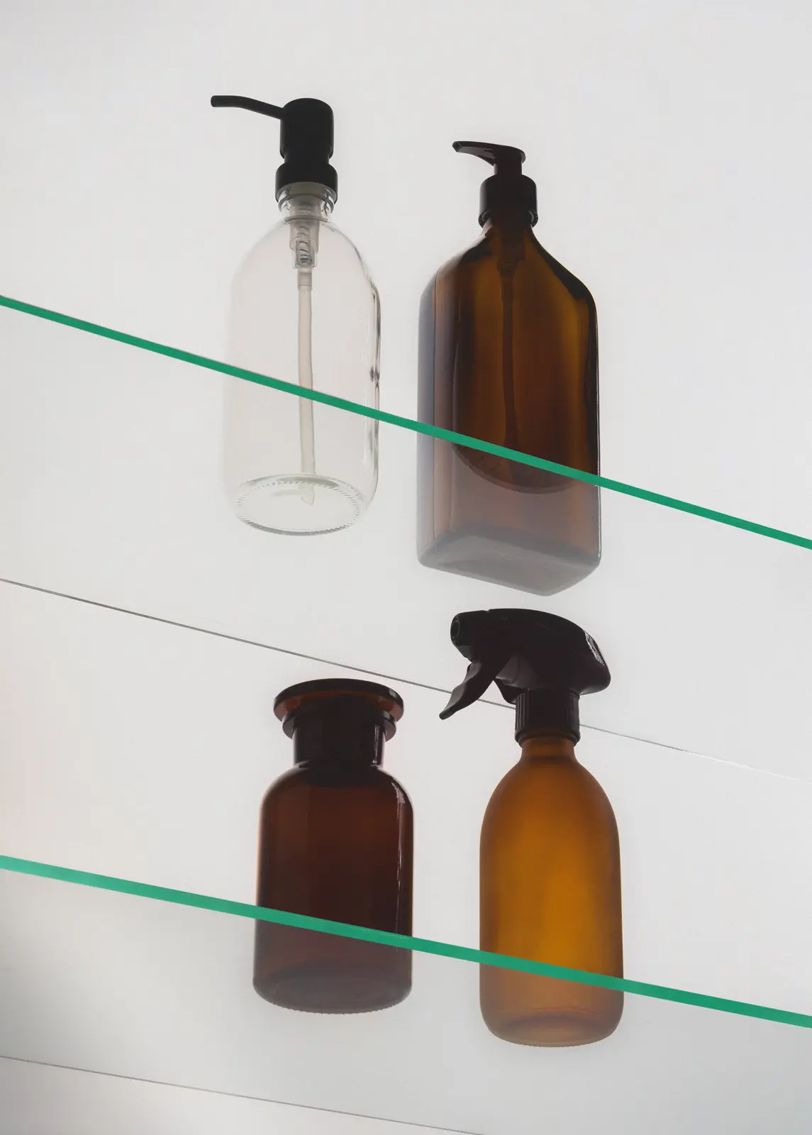 Amber Rectangle Soap Dispenser - Image 4