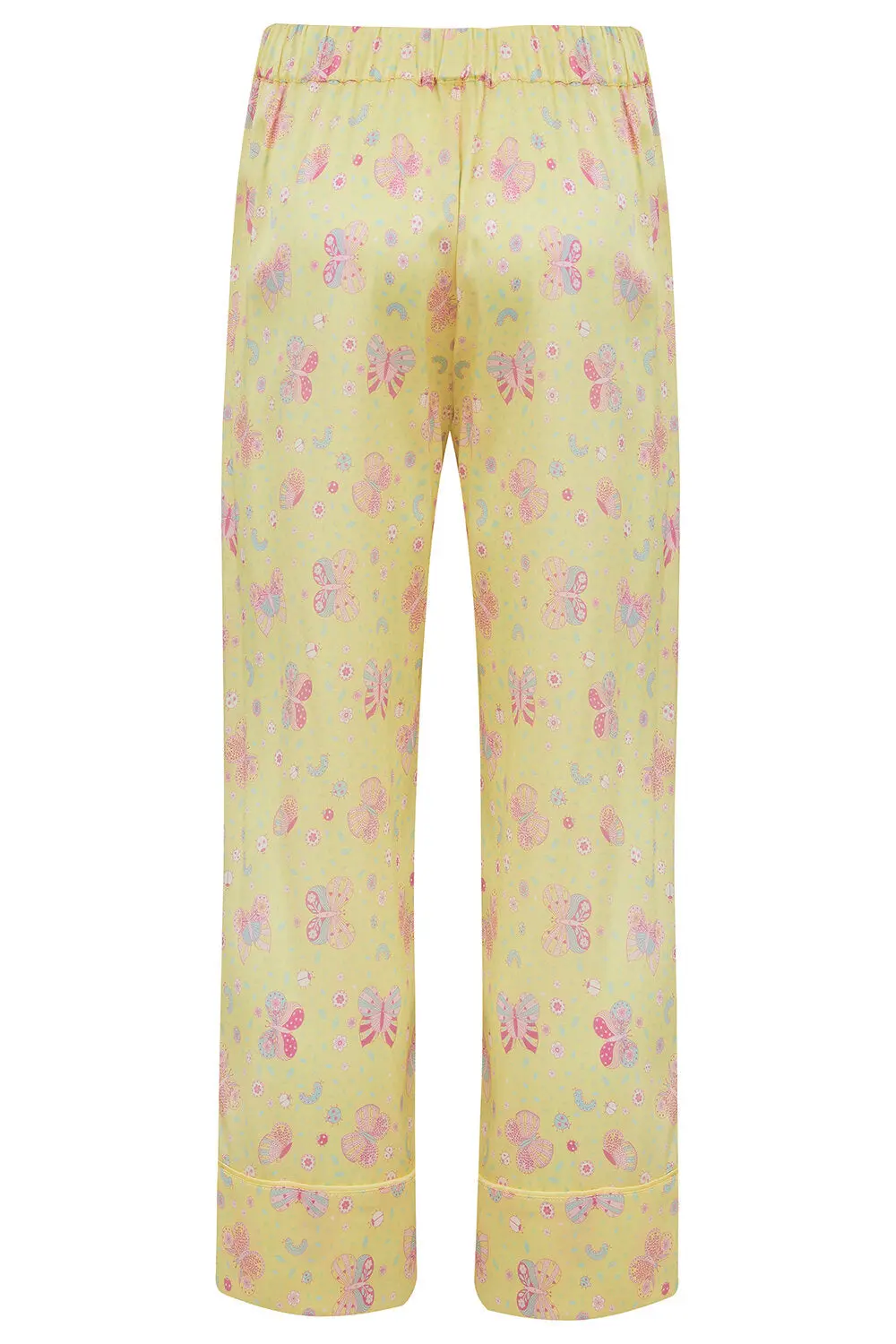 Amelie Lemonade Butterfly Girls Silk Pyjama Set - Image 10