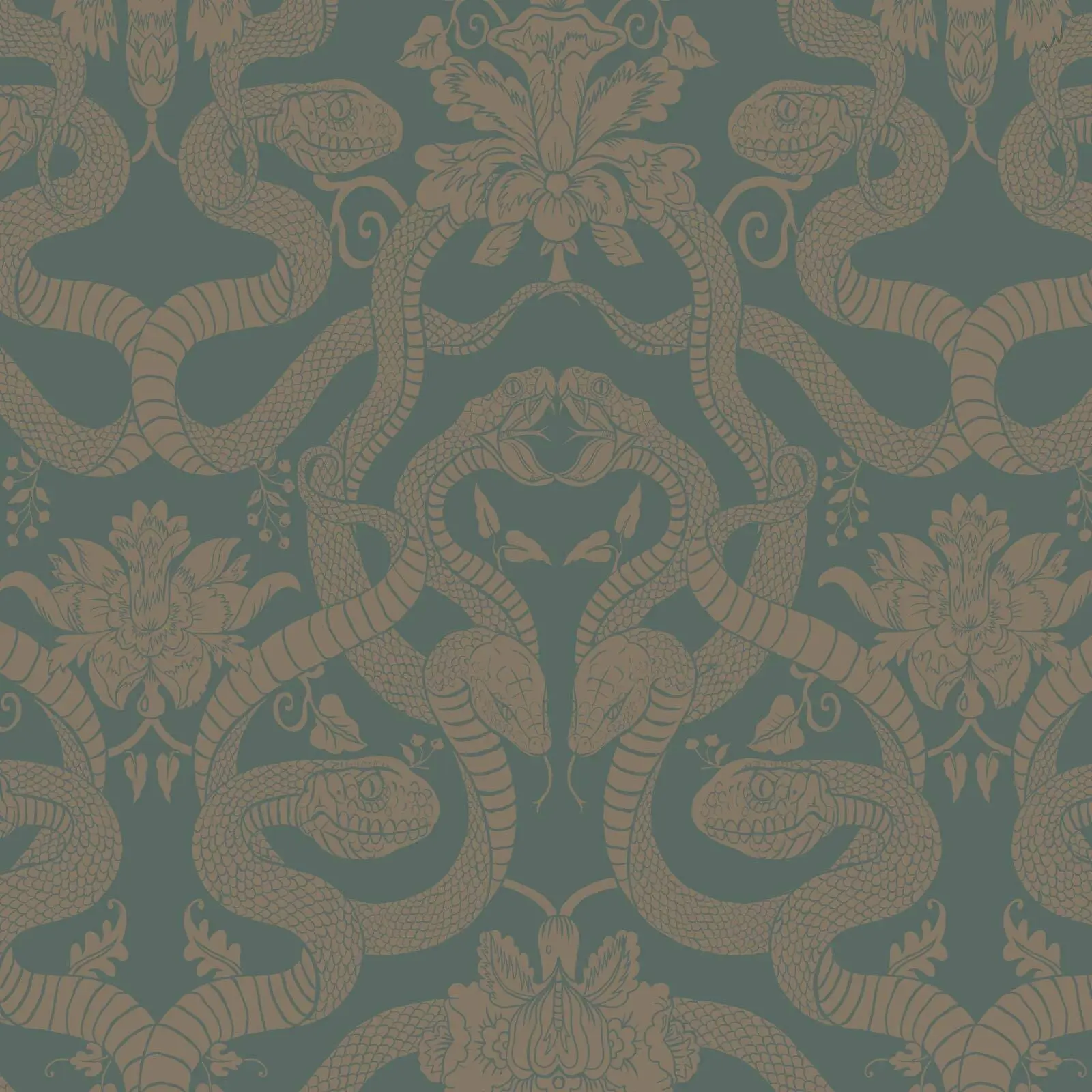 ANACONDA Traditional Wallpaper - Eucalyptus