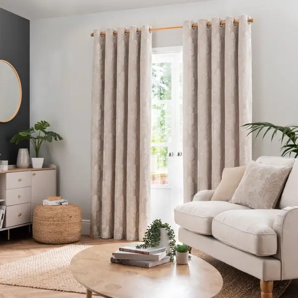 Annika Cut Velvet Eyelet Curtains - Image 2
