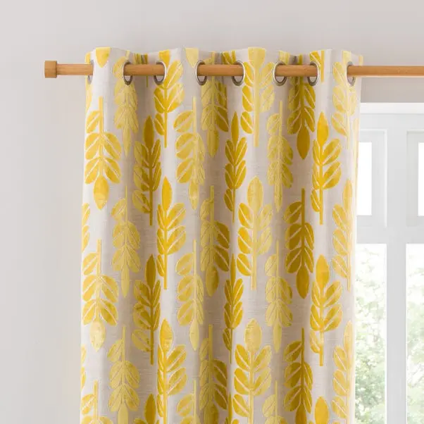 Annika Cut Velvet Eyelet Curtains - Image 7