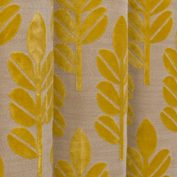 Annika Cut Velvet Eyelet Curtains - Image 9