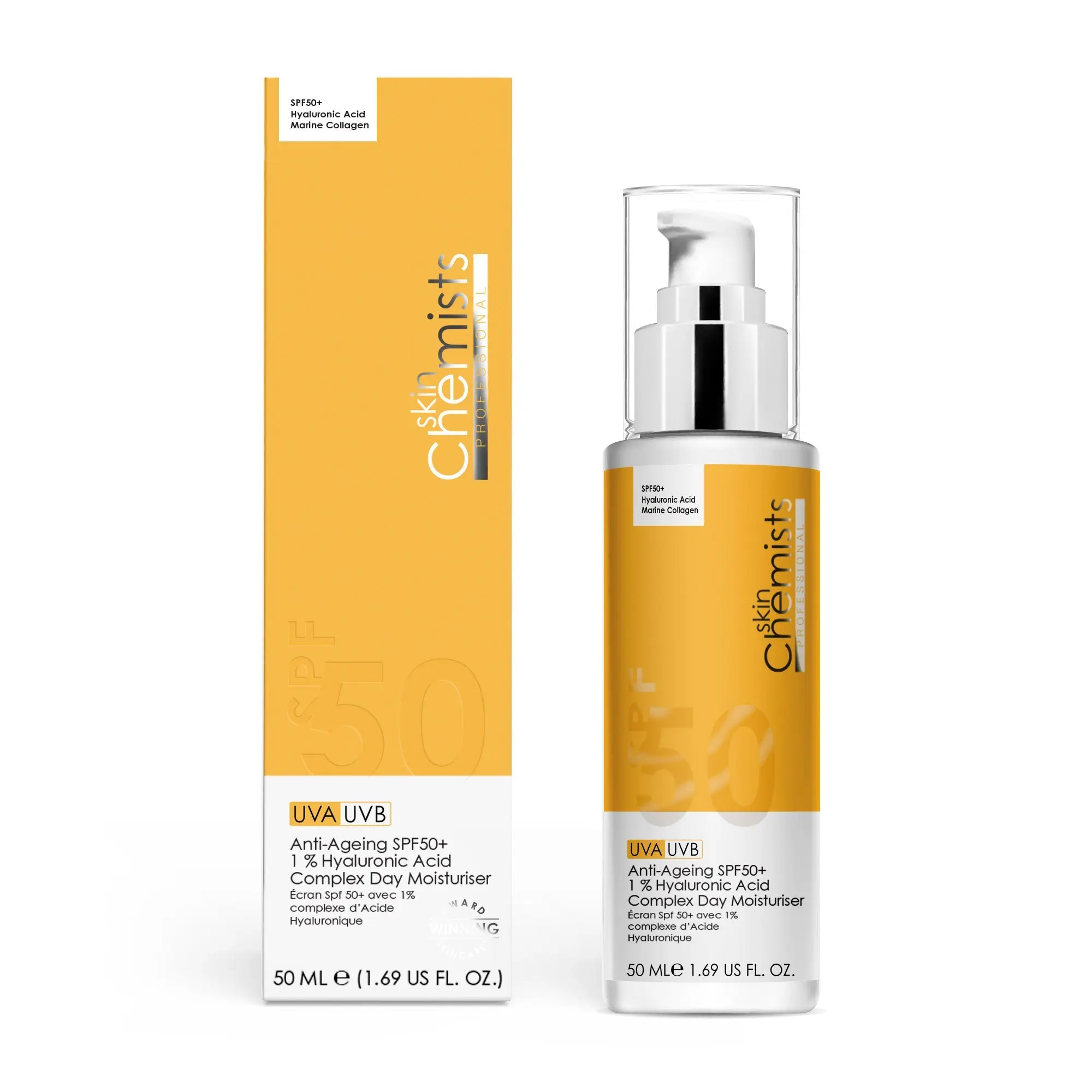 Anti-Ageing SPF50+ 1 % Hyaluronic Acid Complex Day Moisturiser - Image 2