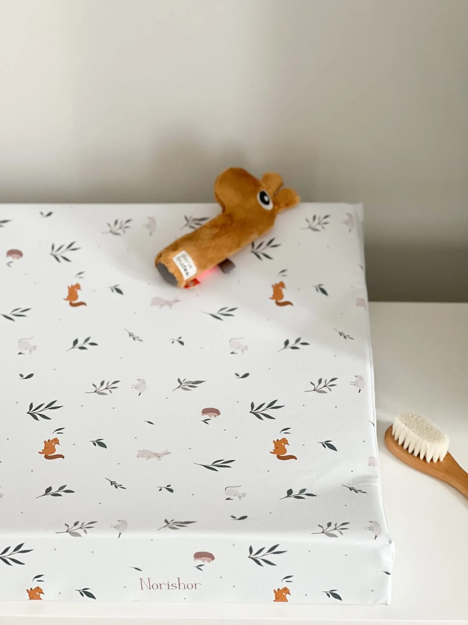 Anti-Roll Baby Changing Mat - Woodland - Image 2