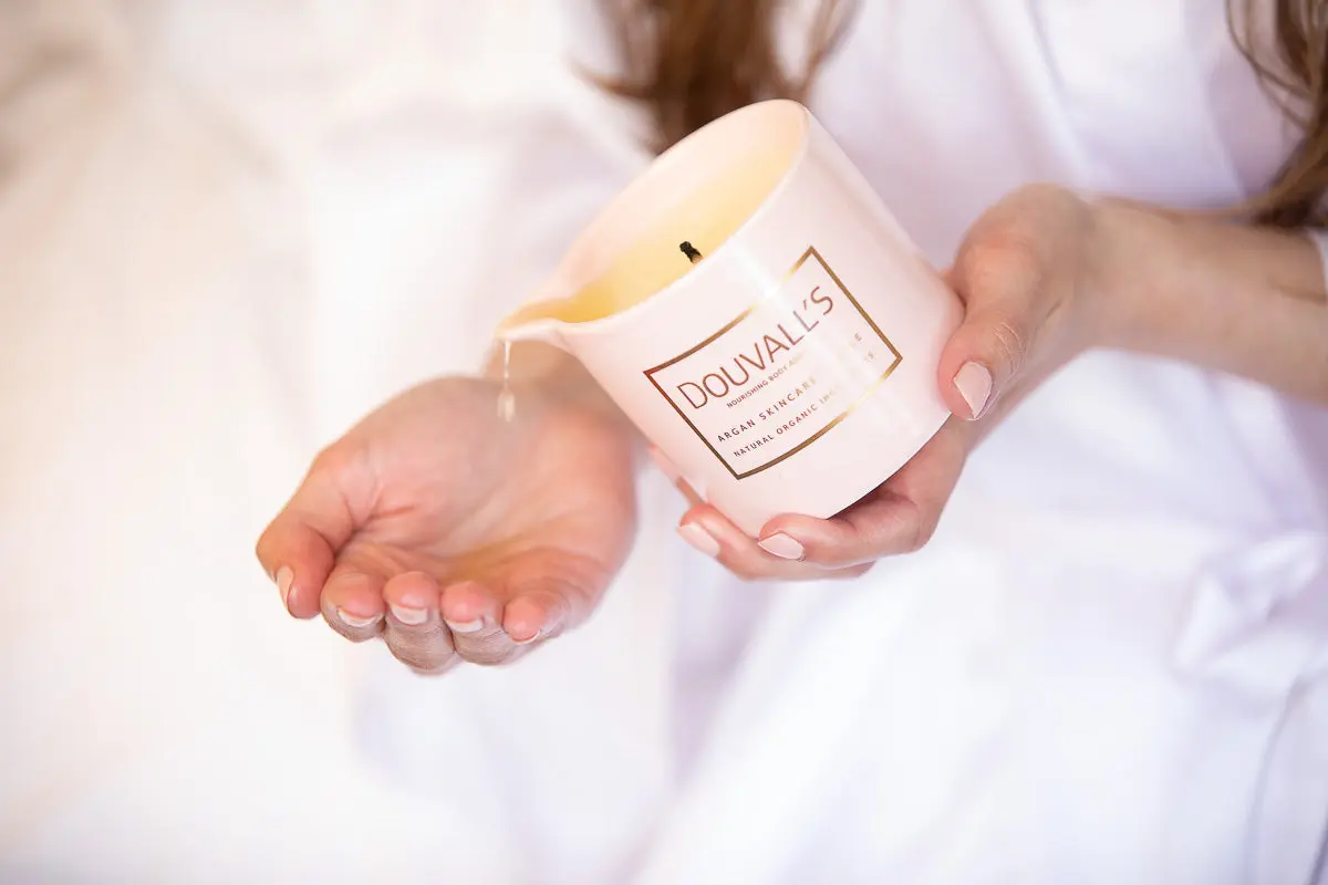 Argan Massage Candle - Orangery Orchard 180g | Intensely Nourishing and Hydrating Body Treatment - Image 3