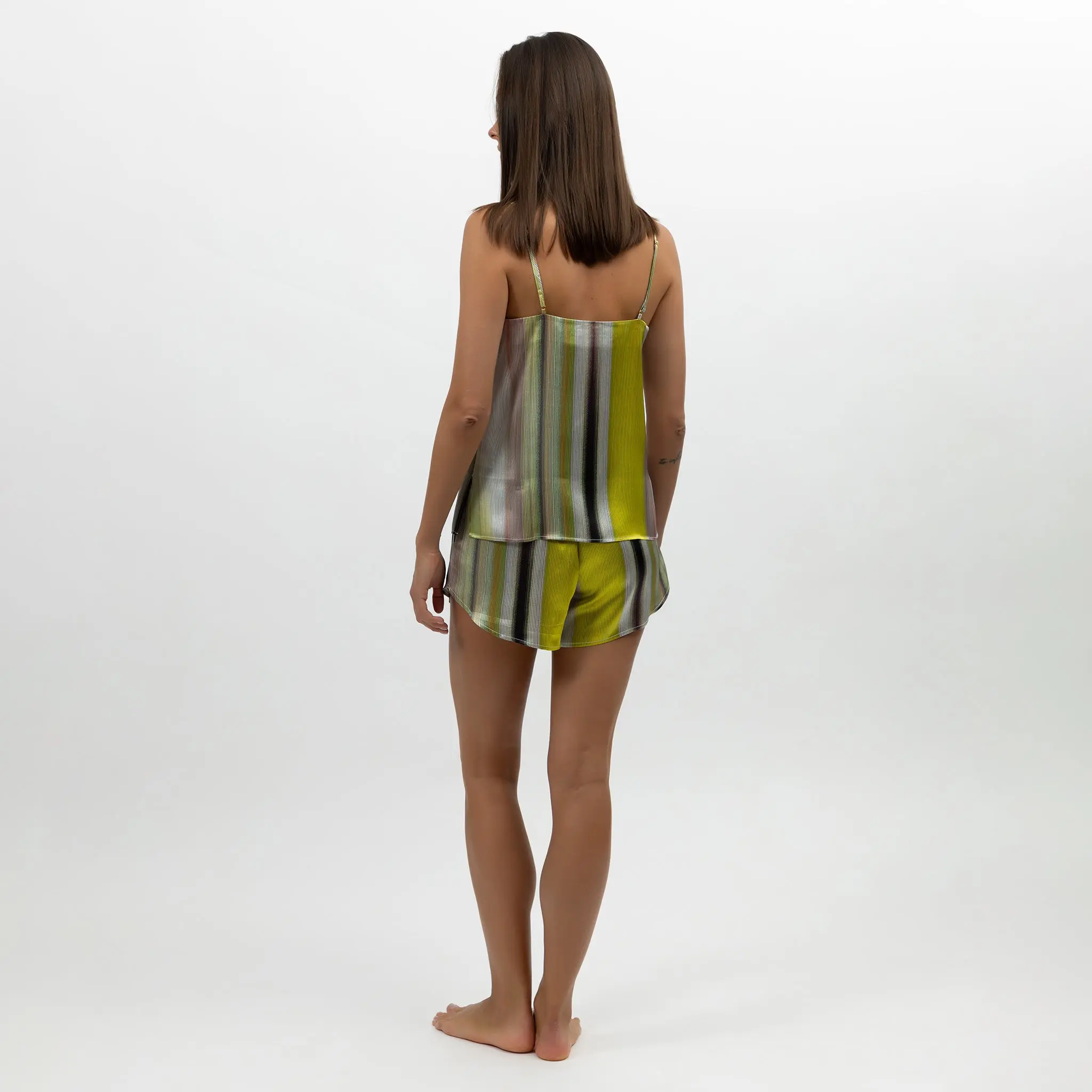 Art Stripes Silk Camisole - Image 6