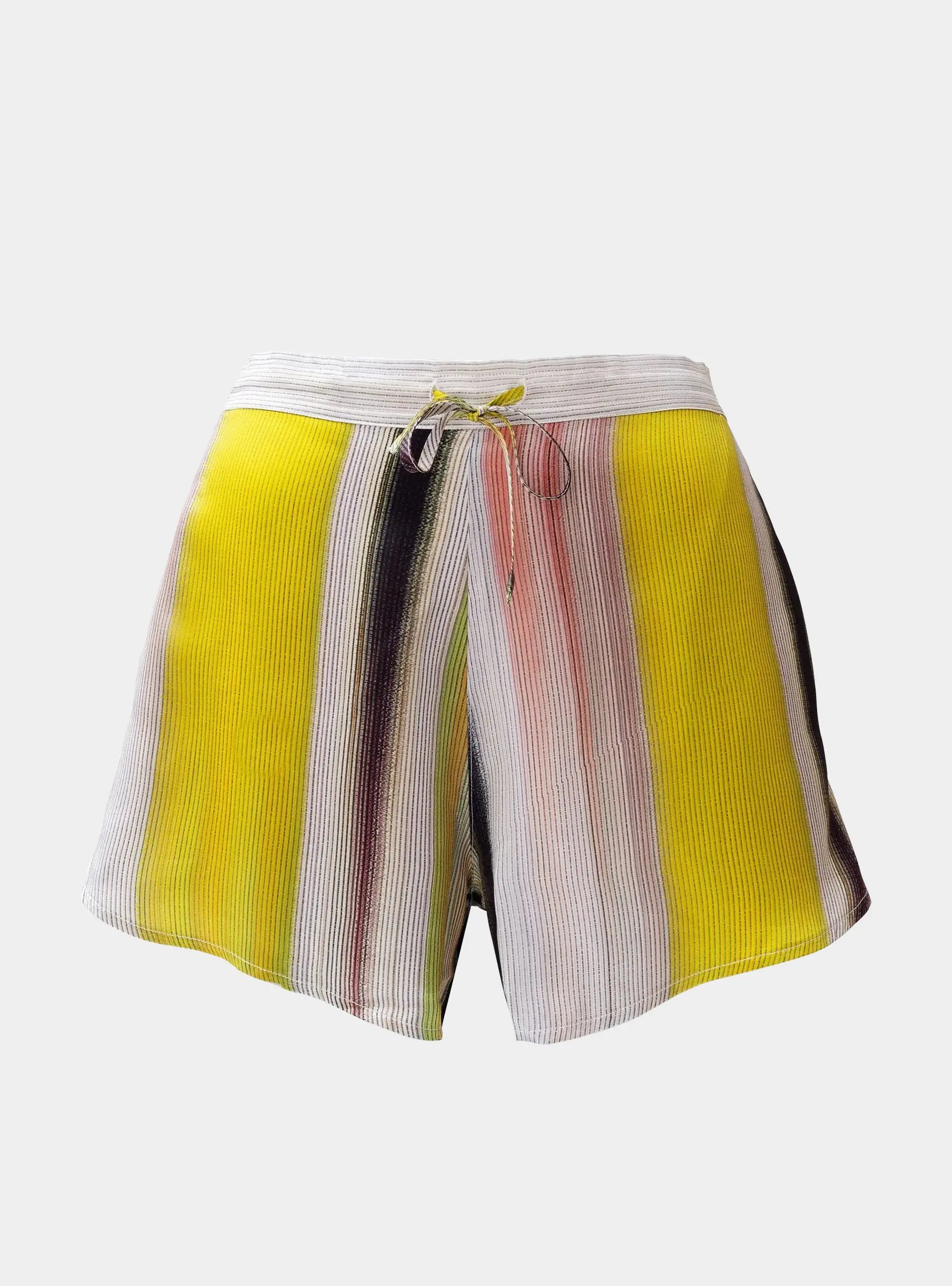 Art Stripes Silk Shorts