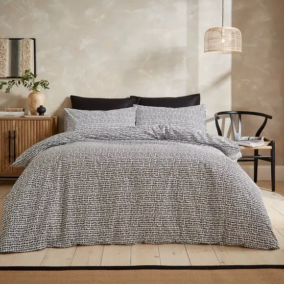 Artisan Spot Polycotton Duvet Cover and Pillowcase Set