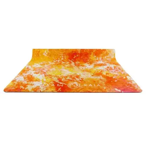 Aurelia Orange Travel Yoga Mat - Image 5