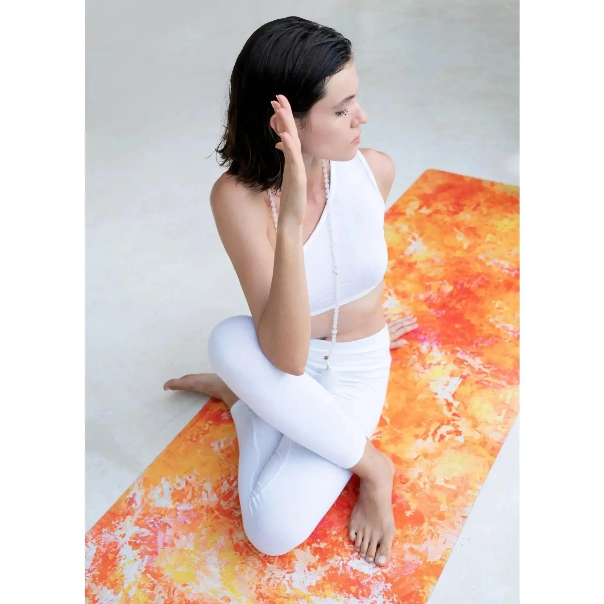 Aurelia Orange Travel Yoga Mat - Image 8