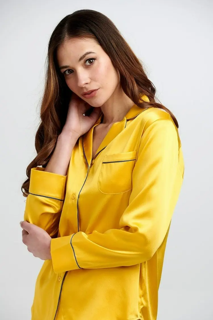 Aurelie Honeybee Silk Shirt - Image 3