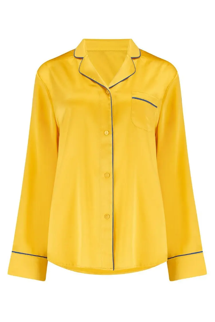 Aurelie Honeybee Silk Shirt - Image 7