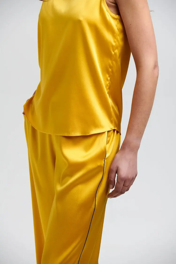 Aurelie Honeybee Silk Trouser - Image 6