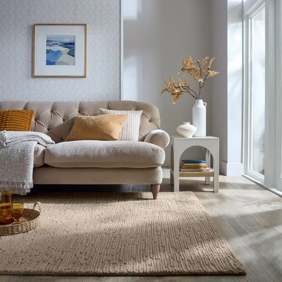 Austin Boucle Textured Wool Rug